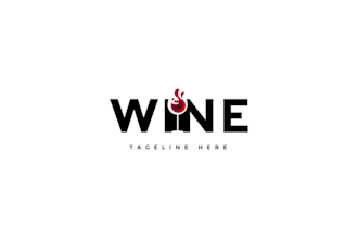design custom wine, bar, and beverage logo design for businesses