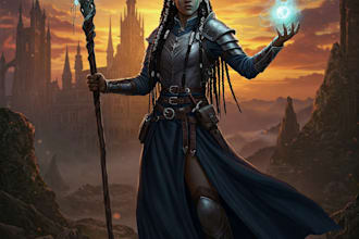 design your dnd character art and concept art
