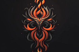design a fantasy, rpg, sci fi, steam, app animated game logo