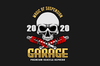 design professional army, military, or skull logo