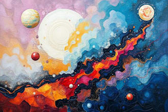 paint your abstract art and surreal acrylic art