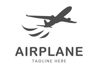 design creative beautiful aviation logo for you in 1 day
