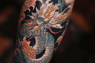 authentic japanese style tattoos for you