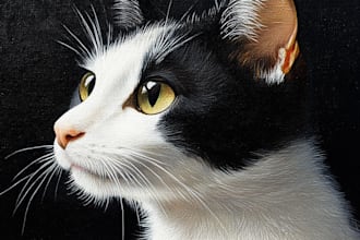 draw a cute cartoon portrait of your pet dog