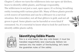 illustrate professional visuals for informational guides