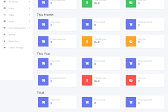 develop a custom laravel web application or website