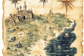create artistic fantasy map