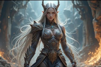 do dnd character art and fantasy character art