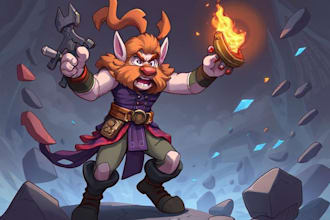 draw pro illustrations, character card game, game art