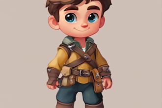 make character, icon and game design 2d pixel art for you