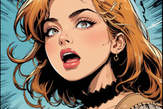 do comic book art and comic book illustration