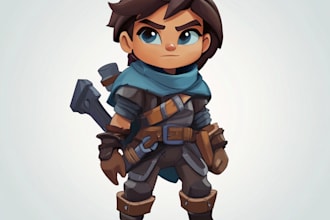 make 2d game characters and sprite sheets