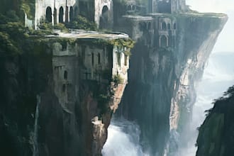 paint concept art and character sheets for you