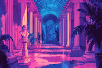 draw anime background, vtuber, concept art