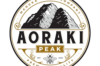 design an epic travel, mountain, camp, or adventure logo