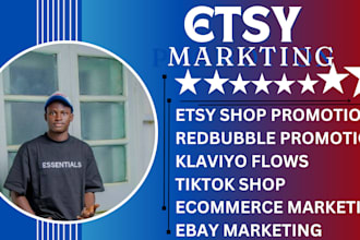 promote and advertise etsy shopify ebay and amazon stores