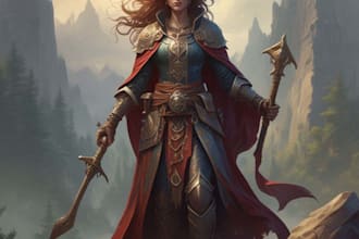 create unique style fantasy characters