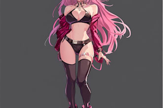 draw anime, manga or game characters