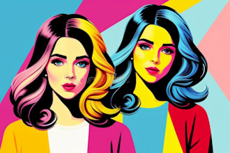 turn your photos into pop art style
