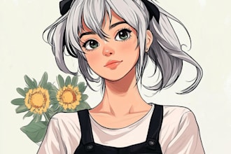 draw amazing anime ilustration for you