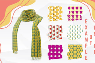 create high quality seamless repeat pattern design