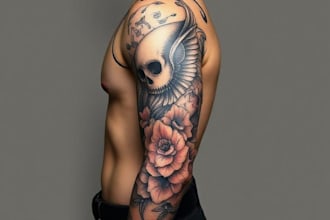 create custom tattoo design, tattoo sleeve