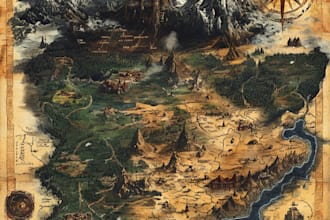 paint a fantasy map