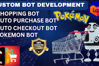 develop automated auto checkout bot auto buying bot restock bot shopping bot