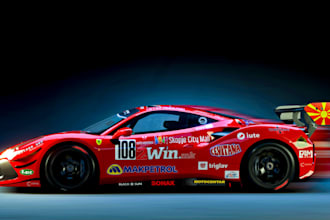 render 3d exterior body,rear bumper,3d automotive car, 3d widebody, pbr texture