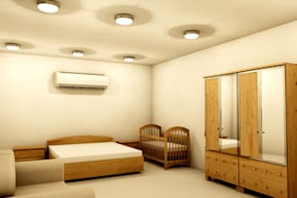 create 3d interior and exterior design house floor plan landscape car garage