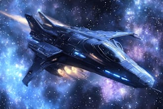 do a sci fi spaceship models