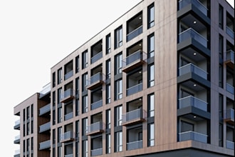 craft 3d skyscraper building, rendering, landscape, city environment design, cgi