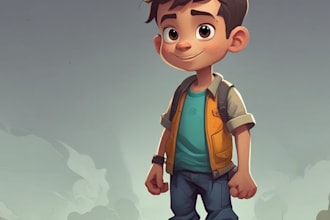 design cartoon character for you