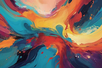 paint digital professional abstract art