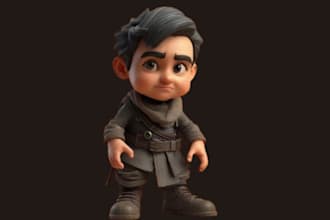 design 3d model, 3d toy, action figure, 3d character, dnd, stl file for 3d print
