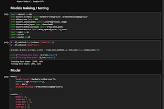 build and deploy machine learning models with flask API
