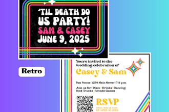 design unique, alternative invitations for your event