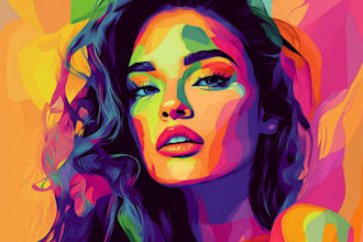 make a beautiful wpap pop art portrait