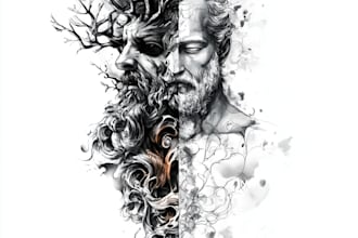 made a perfect realistic tattoo desing for you