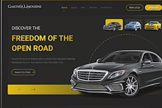 car rental website car booking car dealership taxi booking car detailing