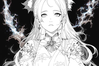 draw dnd character art