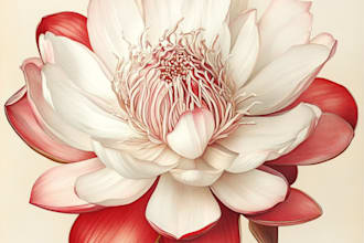 do hand draw botanical illustration line art of flowers