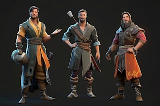 create a high quality characters for your game