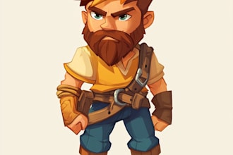 draw 2d games, characters and environments, fantasy