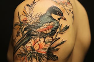 do your tattoo design with a real tattoo artist