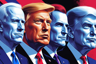 make political caricature and cartoon
