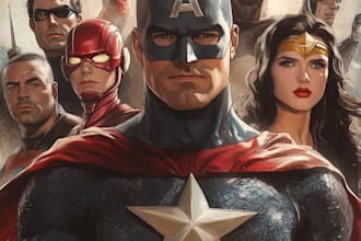 do comic book art and comic book illustration