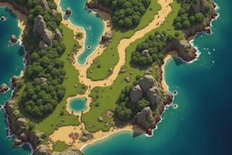 create fantasy world map design rpg inkarnate custom dnd game map illustration