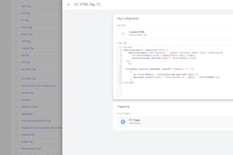 creating tags, triggers and add custom codes in GTM