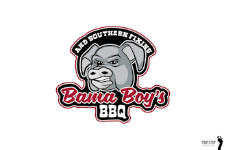 design a BBQ, hot chili and restaurant logo